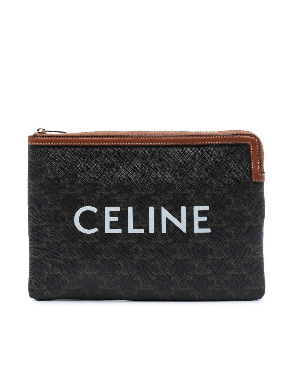 Celine Small Triomphe Coated Canvas #361938C56B